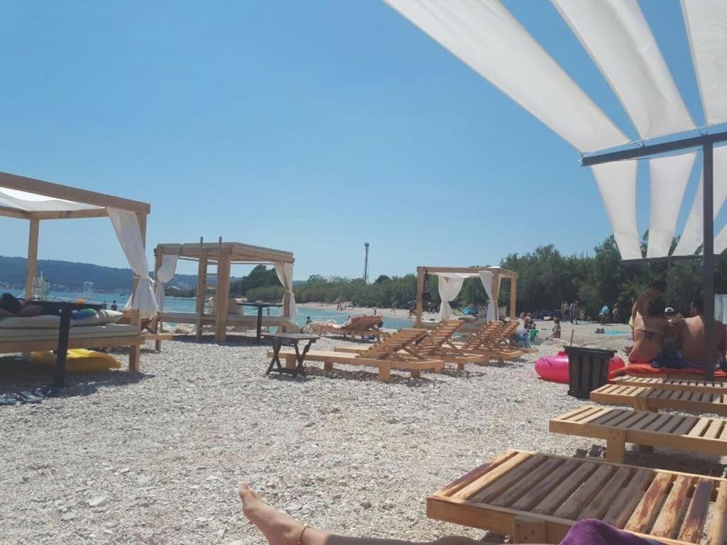 Villa Fides With Private Pool, Garden And Sea View Kaštel Novi 외부 사진