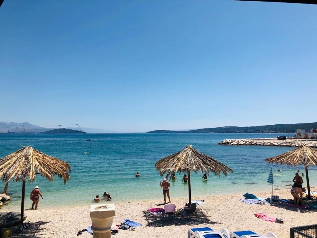 Villa Fides With Private Pool, Garden And Sea View Kaštel Novi 외부 사진